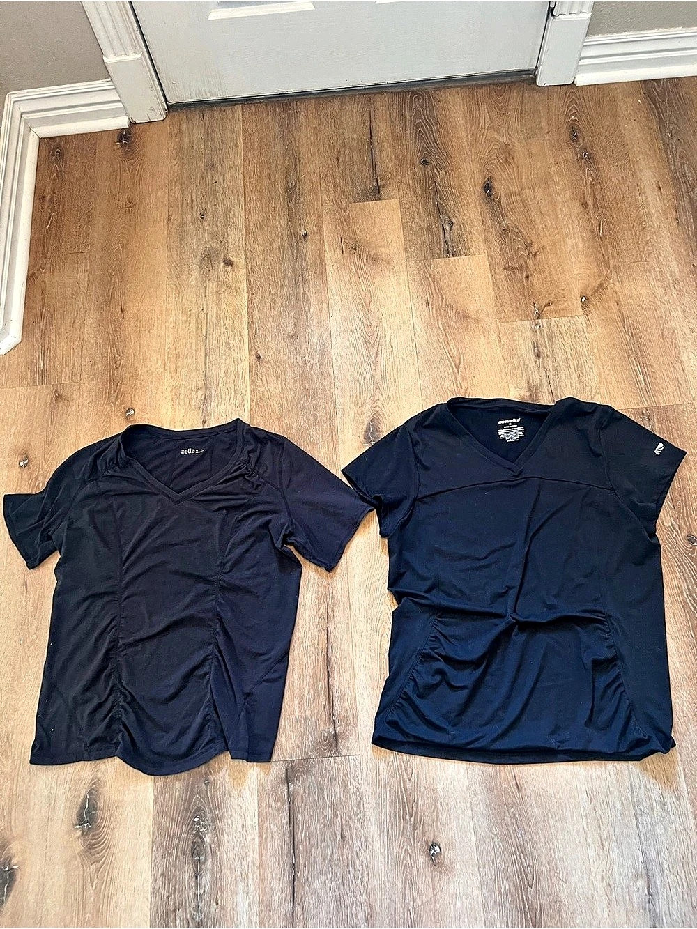 Two tops- malika Black Short-Sleeve Athletic Top and Zella Size 1X